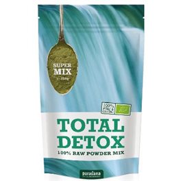 purasana TOTAL DETOX Super Mix 100 % Raw Powder 250 Gramm 