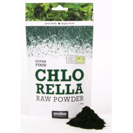 purasana CHLORELLA Raw Powder 200 Gramm 