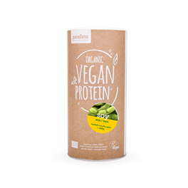 Vegan protein SOY SOJA BAOBAB - VANILLA Isolate 90% 400 Gramm BIO 