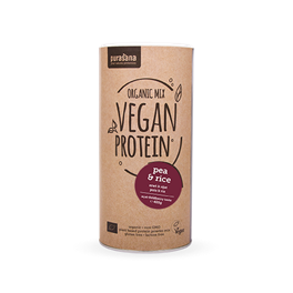 Vegan protein MIX: PEA & RICE FIELDBERRY - ACAI 62 % 400 Gramm BIO 