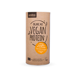 Vegan protein MIX: PUMPKIN SUNFLOWER & HEMP NATURAL 58 % 400 Gramm BIO 
