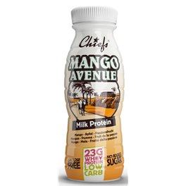 CHIEFS Protein Milk MANGO AVENUE &ndash; Mango-Apfel-Passionsfrucht high Protein low Carb 330 ml &Ouml;sterreich 	