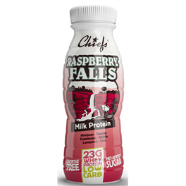 CHIEFS Protein Milk RASPBERRY FALLS - Himbeer-Traube high Protein low Carb 330 ml &Ouml;sterreich 