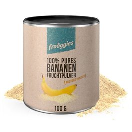 Frooggies BANANE 100% nat&uuml;rliches Fruchtpulver 100 Gramm