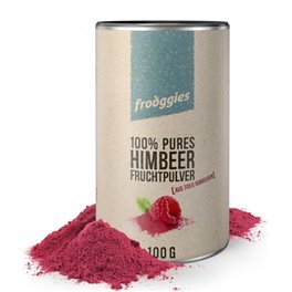 Frooggies HIMBEERE 100% nat&uuml;rliches Fruchtpulver 100 Gramm