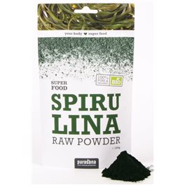 purasana SPIRULINA Raw Powder 200 Gramm 