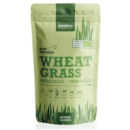 purasana GREENS WHEAT GRASS / WEIZENGRAS Raw Powder 200 Gramm 