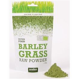 purasana BARLEY GRASS / GERSTENGRAS Raw Powder 200 Gramm 