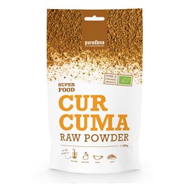 purasana CURCUMA / KURKUMA Raw Powder 200 Gramm 